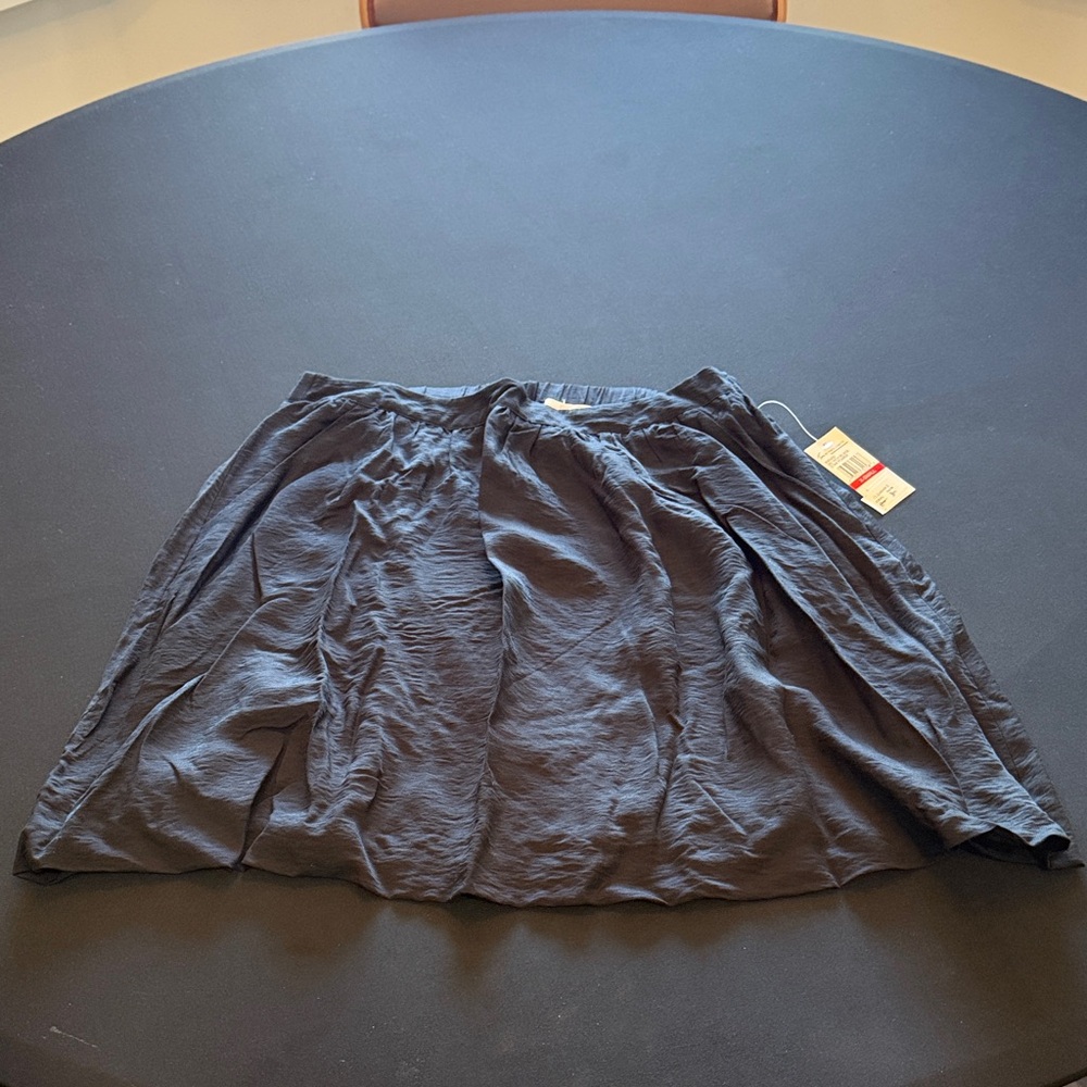 Two by Vince Camuto Dark Gray A-Line Skirt